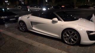 Audi R8 CABRIO SPYDER Roadster V10 Convertible Quattro R Tronic RSC Le Mans I Robot [upl. by Ursulina278]