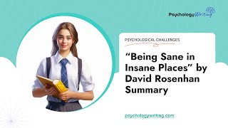 “Being Sane in Insane Places” by David Rosenhan Summary  Essay Example [upl. by Leacim]