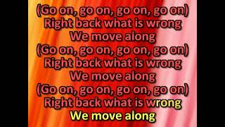 The AllAmerican Rejects  Move Along karaoke by request [upl. by Koffler]