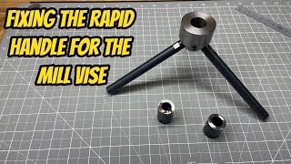 Improving the Rapid Handle for the Mill Vise  Using a better quality deep socket  Gear Wrench [upl. by Levona]