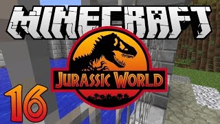 Minecraft Jurassic World  Ep 16  quotCoelacanth and Growth Serumquot Rexxit Modpack [upl. by Hagai]