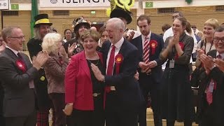 General Election 2017 Jeremy Corbyn highfive goes horribly wrong [upl. by Hansen]