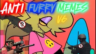 Anti Furry Memes V6 [upl. by Anicnarf]