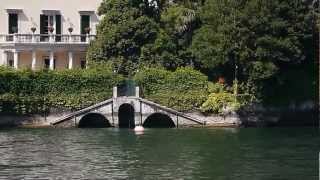 Visit Lake Como Italy video shot today of George Clooneys House Villa Oleandra [upl. by Aramas]