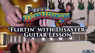 Molly Hatchet  Flirtin with Disaster Guitar Lesson [upl. by Aelaza334]