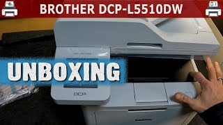 BROTHER DCPL5510DW 🖨️ Unboxing 1 [upl. by Nottnerb828]