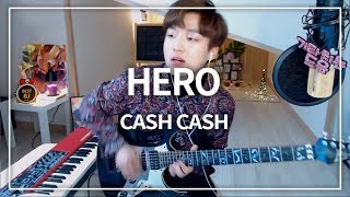 Cash Cash  Hero Guitar cover [upl. by Rramahs]