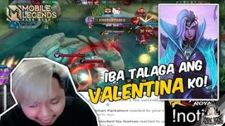 Iba talaga Valentina ko  Gameplay MLBB [upl. by Henrie]