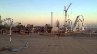 Cedar Point 2013 GateKeeper Construction Time Lapse Week 24 11413  12013 [upl. by Furey590]