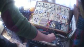 technosaurus microcon B makenoise rené mutable instrument clouds  eurorack modular synth [upl. by Lemhaj]