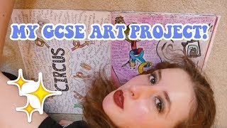 MY A GCSE ART PROJECT amp tips [upl. by Edaj]