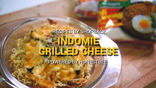 ShopBack X Honestbee Recipes Indomie Grilled Cheese [upl. by Aivilo]