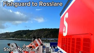 Fishguard to Rosslare onboard Stena Nordica 19th October 2024 [upl. by Zacks980]