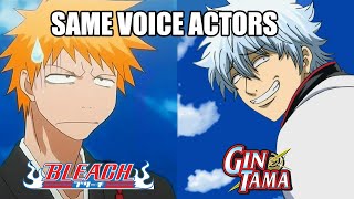 Bleach and Gintama  Same voice actors [upl. by Nurat]