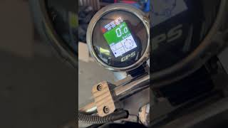 GPS based speedometer on Vulcan 1500 kawasaki vulcan1500 [upl. by Syramad915]