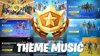 All Fortnite Battle Pass Theme Music 2020  2024 [upl. by Lannie]