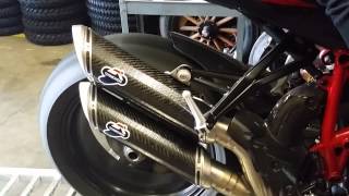 2013 Ducati Streetfighter 848 wTermignoni on dyno [upl. by Adniroc]