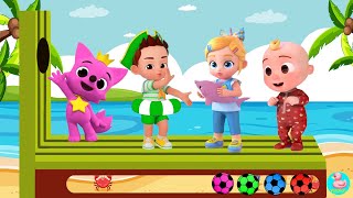 Baby Shark Learns Colors  CoComelon Nursery Rhymes amp Kids Songs 21 [upl. by Adnilak]