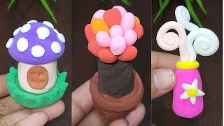 TOP 3 AIR DRY CLAY IDEAS  EASY CLAY CRAFT FOR BEGINNERS [upl. by Aldous]