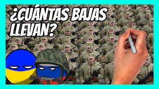 ✅ ¿Cuántas bajas llevan RUSIA y UCRANIA en la guerra  El análisis definitivo [upl. by Pappas329]