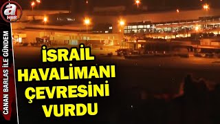 İsrail Beyrut Refik Hariri Uluslararası Havalimanının çevresini vurdu  A Haber [upl. by Ahsenom]