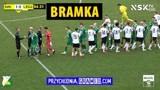 tvnskpl bramka MKS Świt Nowy Dwór Maz  Legia II Warszawa 10 20241005 1500 3LIGA11 NSKTV [upl. by Airaet977]