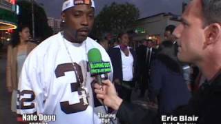 Nate Dogg talks with Eric Blair about RapKanye WestDr Dre and 213 [upl. by Nevar]