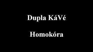 Dupla KáVé  Homokóra  DalszövegesLyric Video [upl. by Gotthard518]