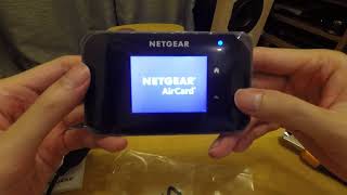 Netgear Aircard 810 Unboxing [upl. by Weslee]