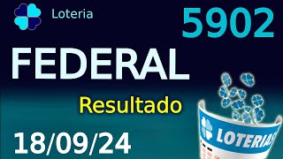 Resultado da Loteria Federal 5902  federal conc5902 [upl. by Coleville]