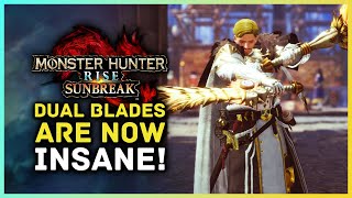 Monster Hunter Rise Sunbreak  Dual Blades Are Now Insanely Powerful [upl. by Alliuqahs]