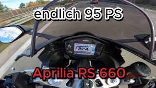 95 PS   Aprilia RS 660 [upl. by Hershel]