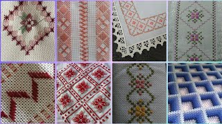 Gorgeous cross stitch patterns countable embroidery charsutikarhailatest dosuti design ideas2024 [upl. by Ion883]