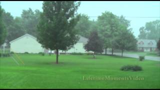 quotRainquot Nebraska Morning Thunderstorm 1 Hour [upl. by Aciret]