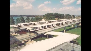 1987 Epcot Mark IV Monorail Ride [upl. by Nonnaer]