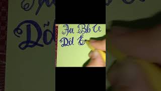 classic calligraphy styleAimen writing skillsfancy alphabets writing stylecalligraphylove [upl. by Betsy]