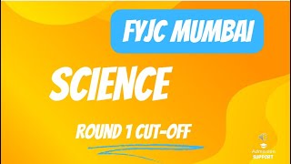 11th Standard  FYJC Admission  Round 1 CutOff  Science  2024 [upl. by Houser]