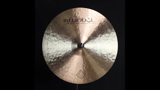 Istanbul Agop 22quot Traditional Crash Ride  2417g [upl. by Aeikan186]