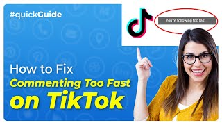 How to Fix Commenting Too Fast on TikTok Quick Guide  Initial Solution [upl. by Rima]