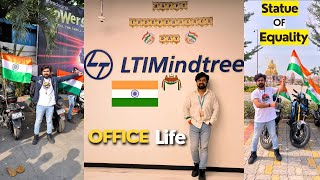 15 August Bike Ride To Statue Of Equality  Independence Day Ride  LTIMindtree Office Hyderabad [upl. by Genesia284]