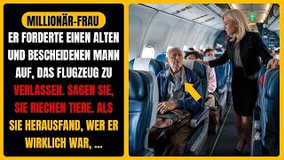 🤑💰MILLIONÄR SCHLIESST ÄLTEREN MANN AUS DEM FLUGZEUG WEIL ER SICH WIE EIN TIER STELLT MEHR [upl. by Sumner]