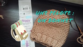 DIY  bonnet avec 1 pelote [upl. by Niwrad765]