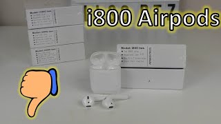 i800 Wireless Airpods Unboxing amp Review [upl. by Paige]