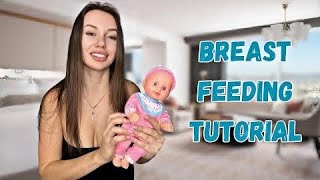 4k Breastfeeding Tutorial For New Mom breastfeeding [upl. by Hadeehsar]