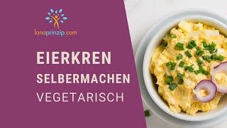 Vegetarische Aufstriche Kärntner EierkrenRezept für Ostern Eiaufstrich selber machen [upl. by Mishaan]