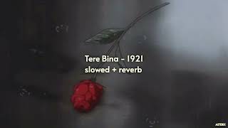 Tere Bina   slowed  reverb   1921  Arijit Singh amp Aakanksha Sharma [upl. by Ag]