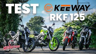 Présentation de la Keeway RKF 125 Euro 5  Le roadster sportif de 2021 [upl. by Akaenahs693]