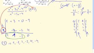 Simplificacion de fracciones algebraicas por Ruffini [upl. by Rania549]