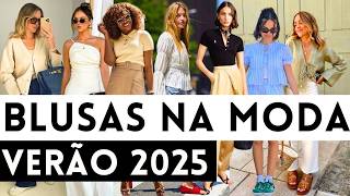 🔴BLUSAS estão na MODA E VÃO BOMBAR NO VERÃO 2025 Maga Moda [upl. by Sema825]