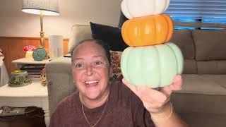 Scentsy scent and warmer of the month scentsy haul halloween pumpkin [upl. by Calv697]